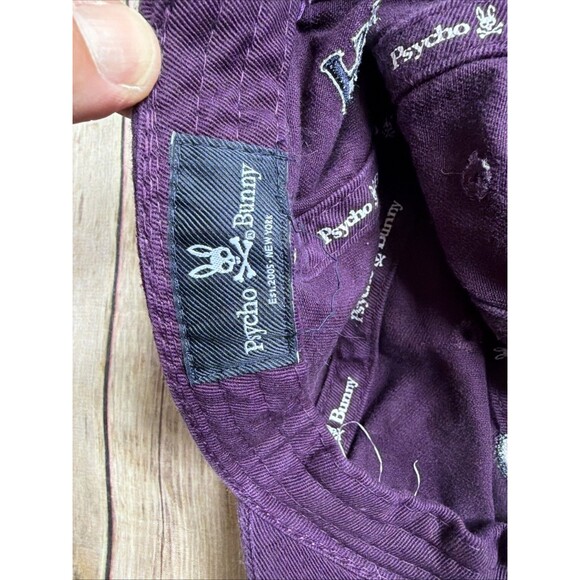 Psycho Bunny Men's  Purple Mulberry Baseball Cap - Picture 6 of 6